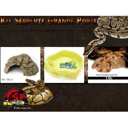 Kit Serpentes Extra G | Jibóia | Terrário | Exoterra