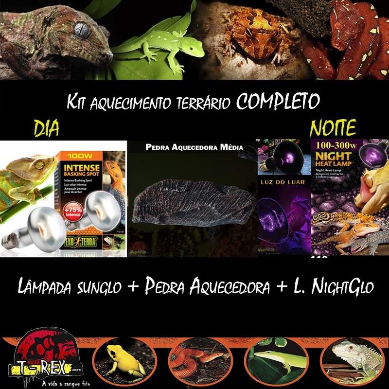 Aquecimento para Terrário Répteis