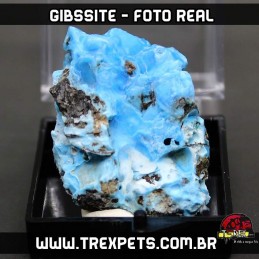 Pedra Preciosa Gibssite Natural rara